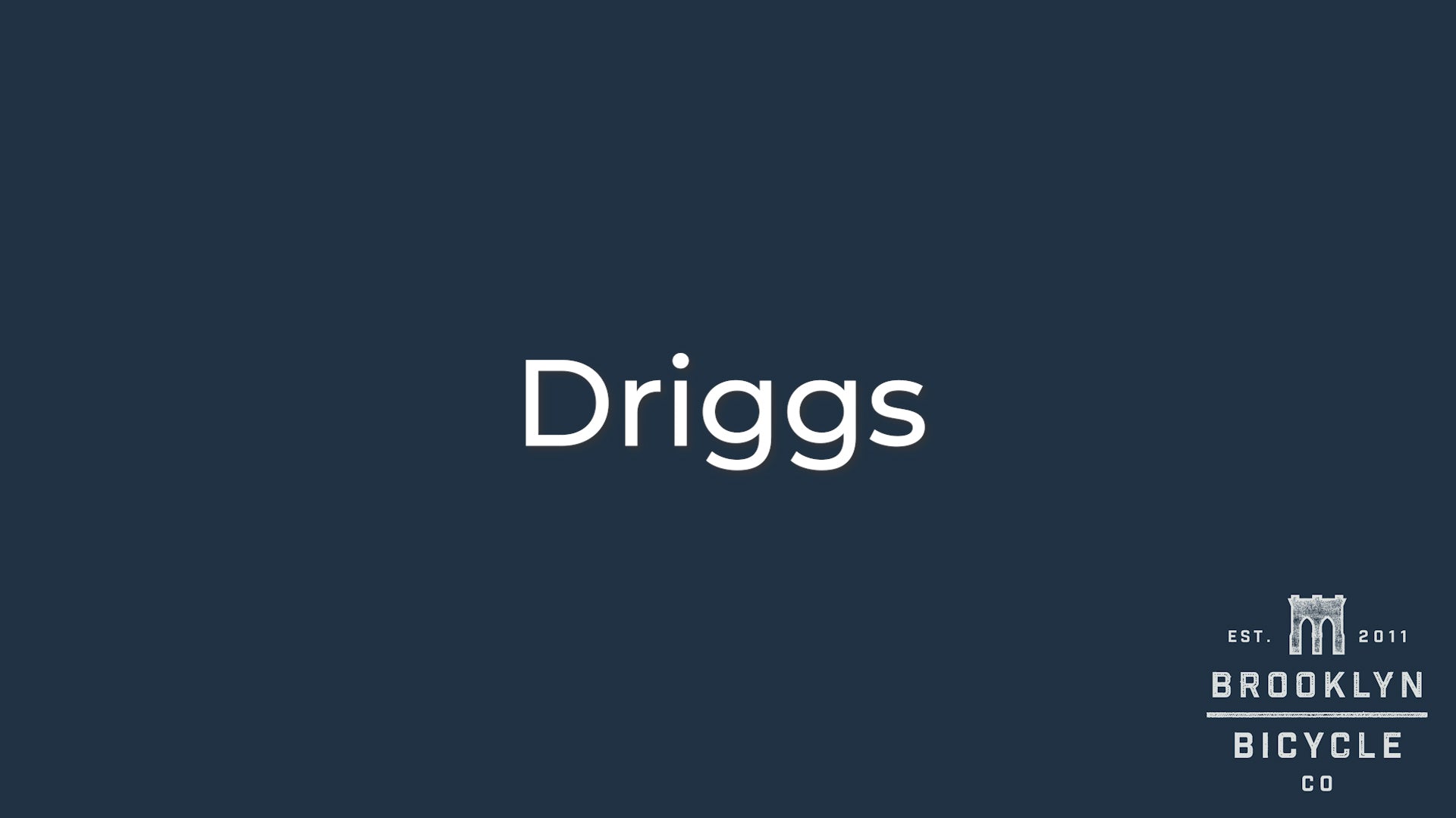 Get to Know Our: Driggs Bicycle