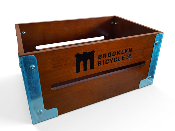 Brooklyn Bicycle Co. Handcrafted Wooden Crate