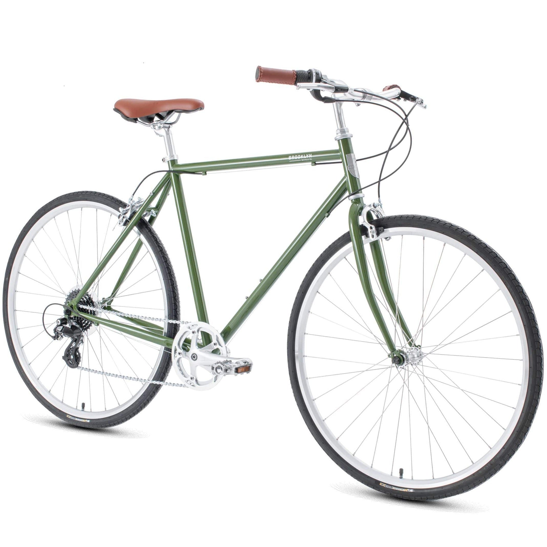 Bedford 8 Army Green | Bedford 8 City Bike | City Bikes | Best City Bikes | Award-Winning City Bikes | Cruiser Bikes | Commuter Bikes | Steel Bike | Comfort Bike