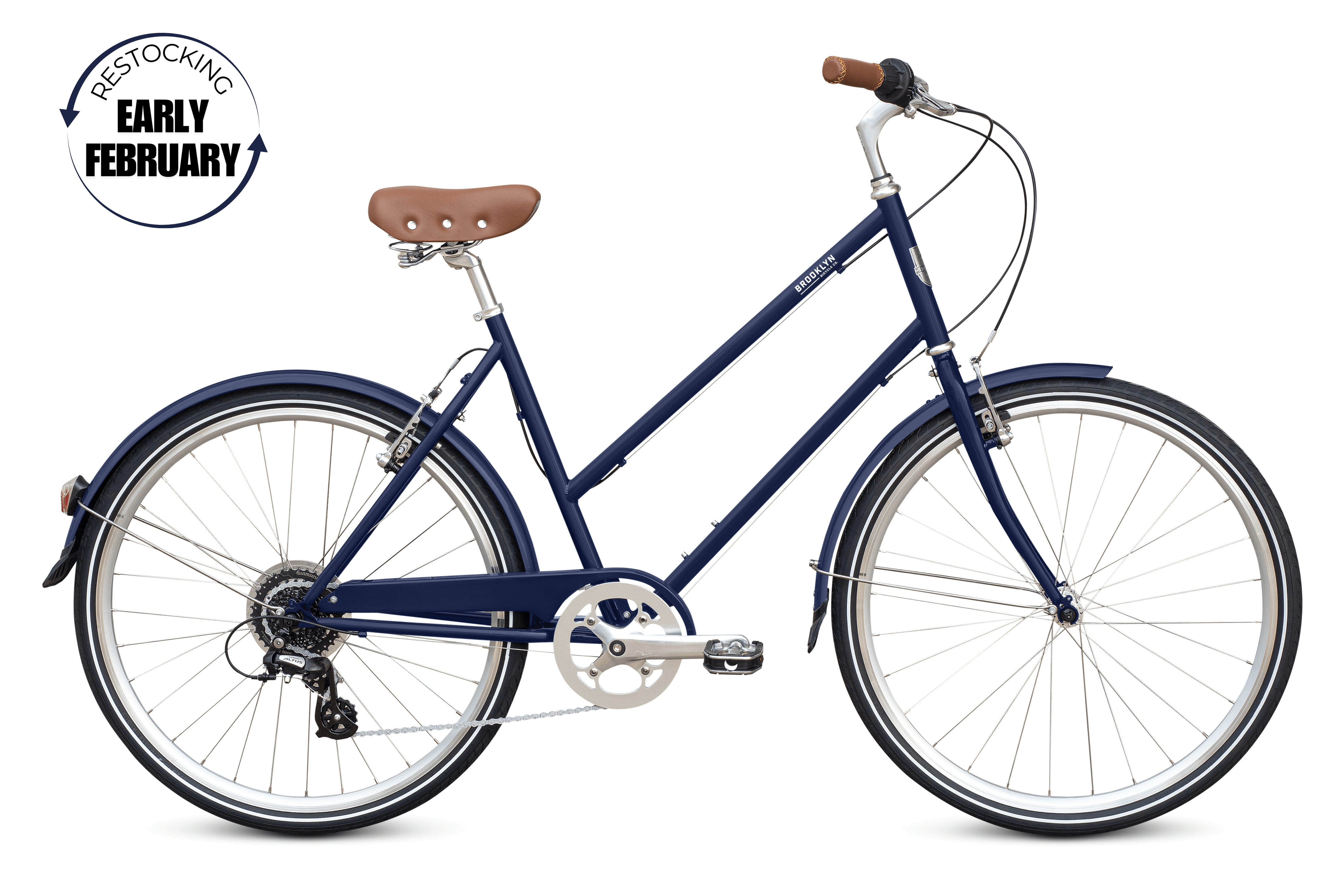 Franklin 8 Speed 8 Speed Step Through Bicycle | Franklin Eight City Cruiser  Indigo Blue / S/M 8D-FRA-NV-M