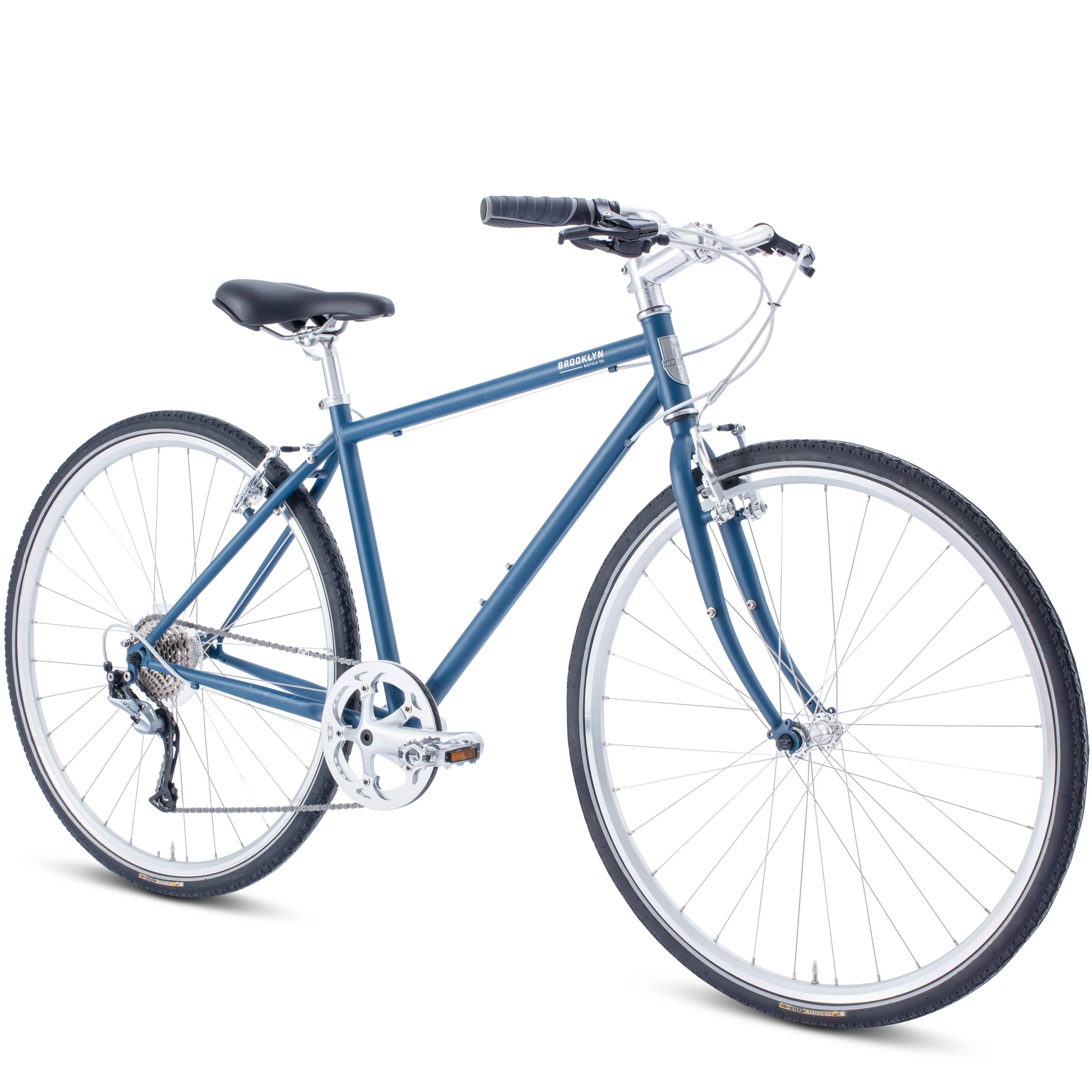 Lorimer Hybrid Bike | Lorimer Hybrid Commuter Bicycle  Matte Denim / 14/S 9-LOR-MD-14