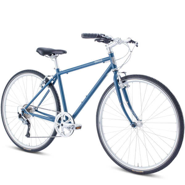 Lorimer Hybrid Bike | Lorimer Hybrid Commuter Bicycle  Matte Denim / 14/S 9-LOR-MD-14